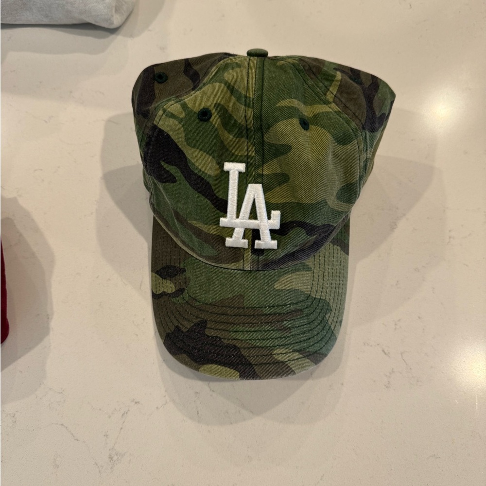 47 Green Camouflage Baseball Hat